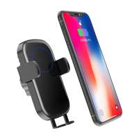 Amazon Selling 10W Touching Sensing Auto clamp Cell Phone Holder Stand Accessory Power Bank Wireless Charging Charger Dock