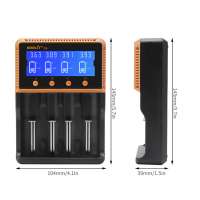 In stock smart portable 18650 lithium ion rechargeable battery charger 4.2v battery charger